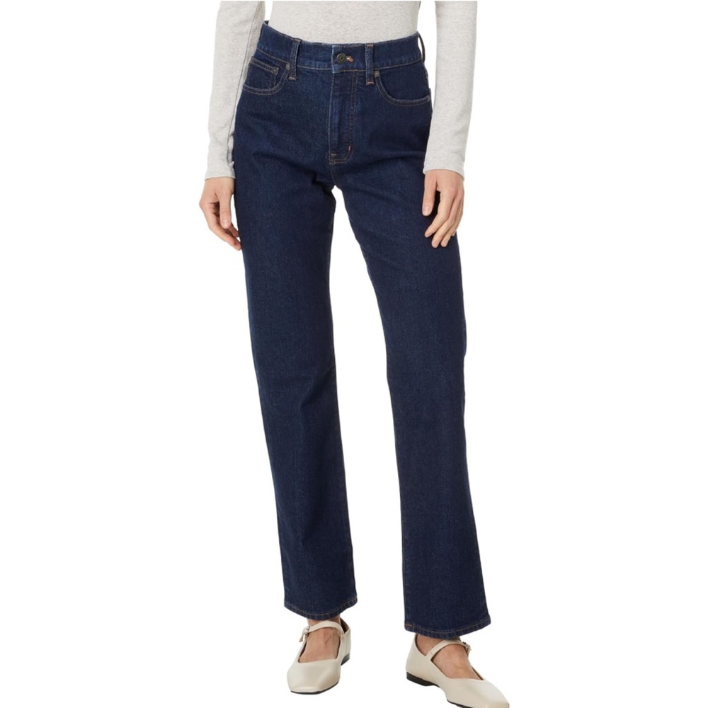 Madewell '90s STRAIGHT Dark Blue Straight Leg Jeans size 27 - Picture 2 of 12